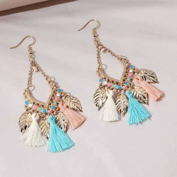 *Ima* Boho Tassle Earrings - Picture 3 of 3